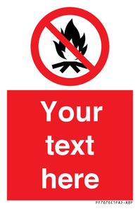 Custom prohibition No campfire